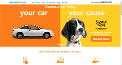Desktop Screenshot of donateacar.com